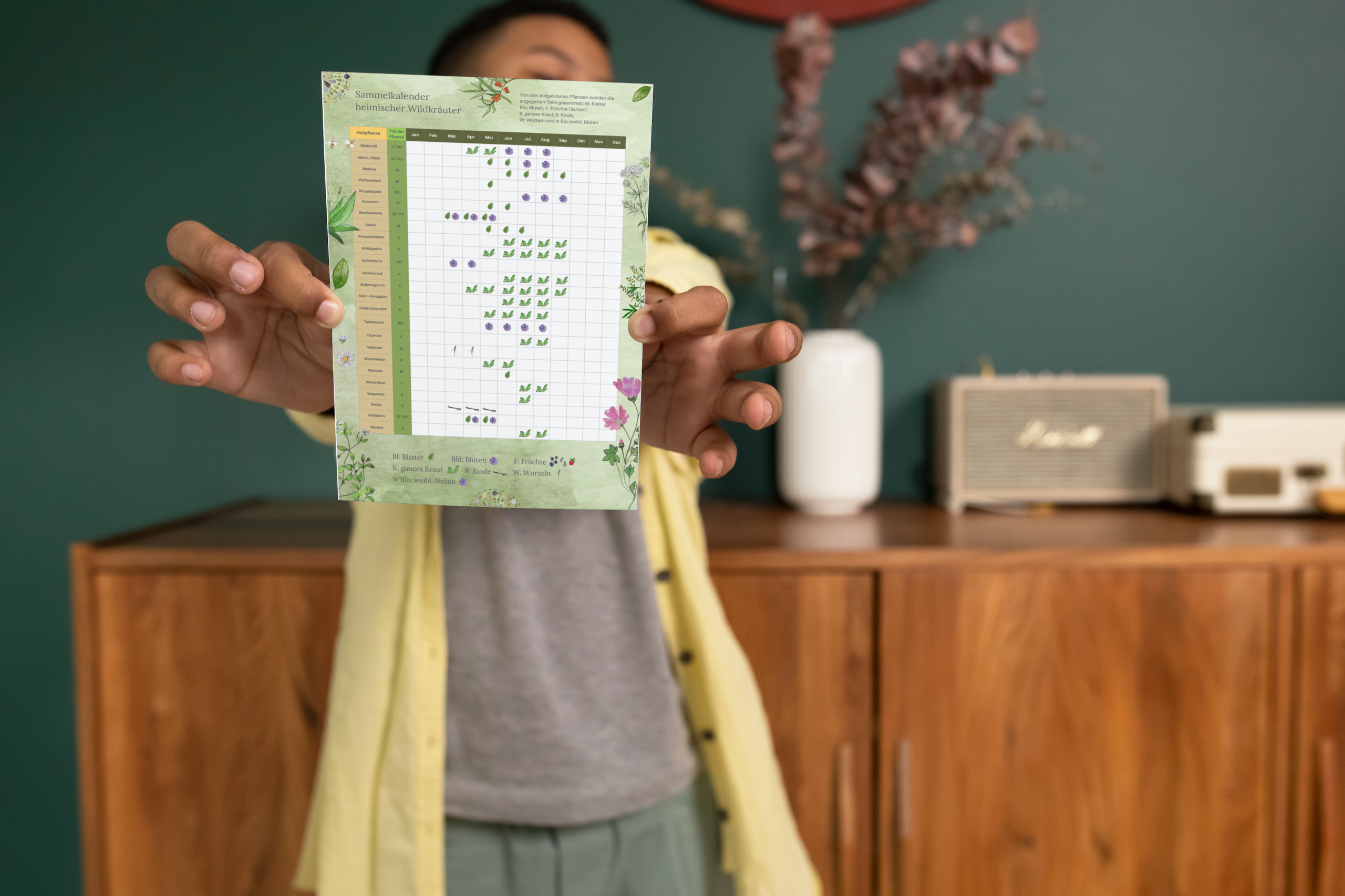 Sammelkalender heimischer Wildkräuter A4 - Download – Bild 7