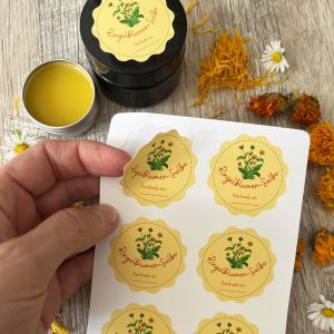 Ringelblumen-Salbe Etiketten | Sticker Sheet