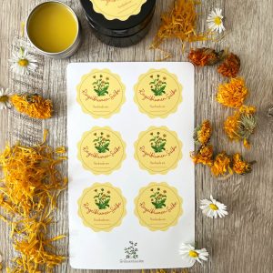 Ringelblumen-Salbe Etiketten | Sticker Sheet