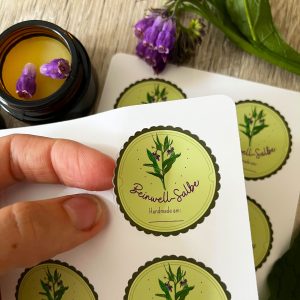 Beinwell-Salbe Etiketten | Sticker Sheet