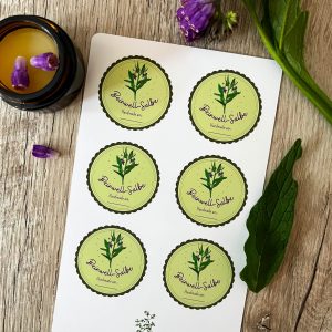 Beinwell-Salbe Etiketten | Sticker Sheet