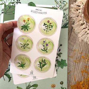 Meine wilden Kräuter | Sticker-Sheet