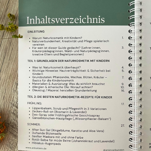 Praxis-Guide Naturkosmetik mit Kindern - Ringbuch + Ebook Bundle – Bild 2