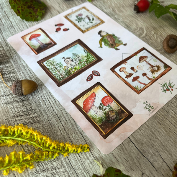 Sticker Sheet – Herbstgallerie – Bild 4